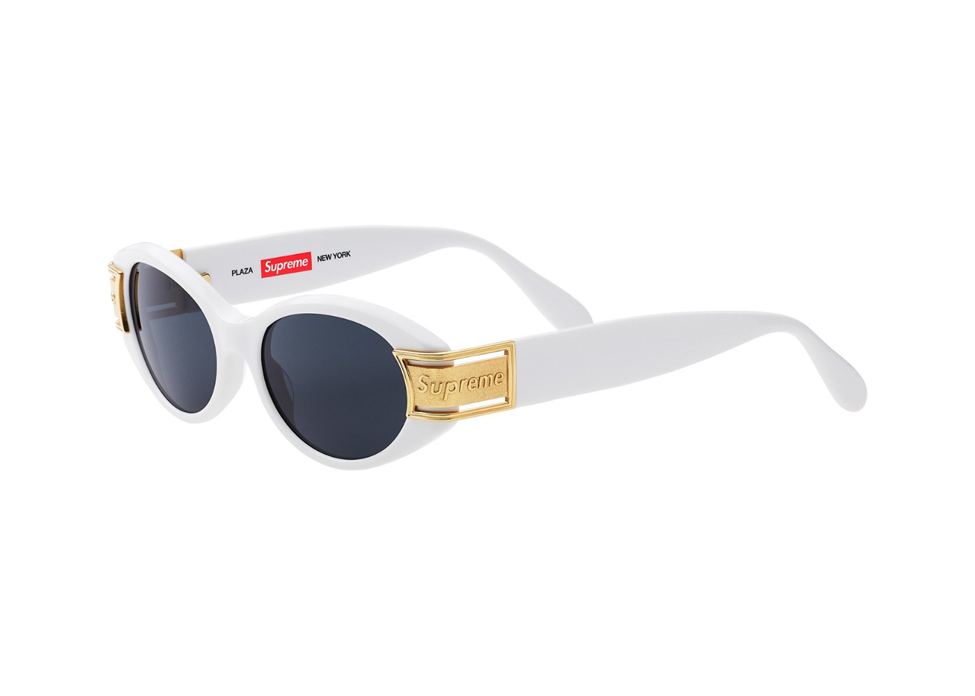 Supreme Plaza Sunglasses White