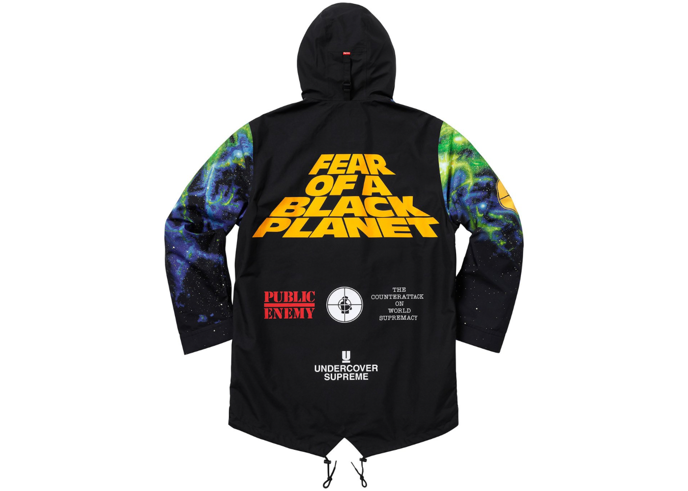 Supreme UNDERCOVER/Public Enemy Taped Seam Parka Multi