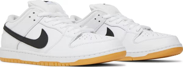 Nike SB Dunk Low Pro White Gum %