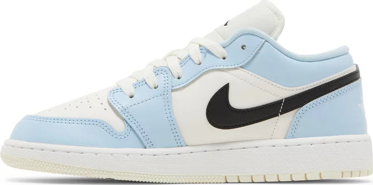 GS Jordan 1 Low Ice Blue Black