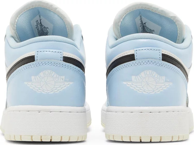 GS Jordan 1 Low Ice Blue Black