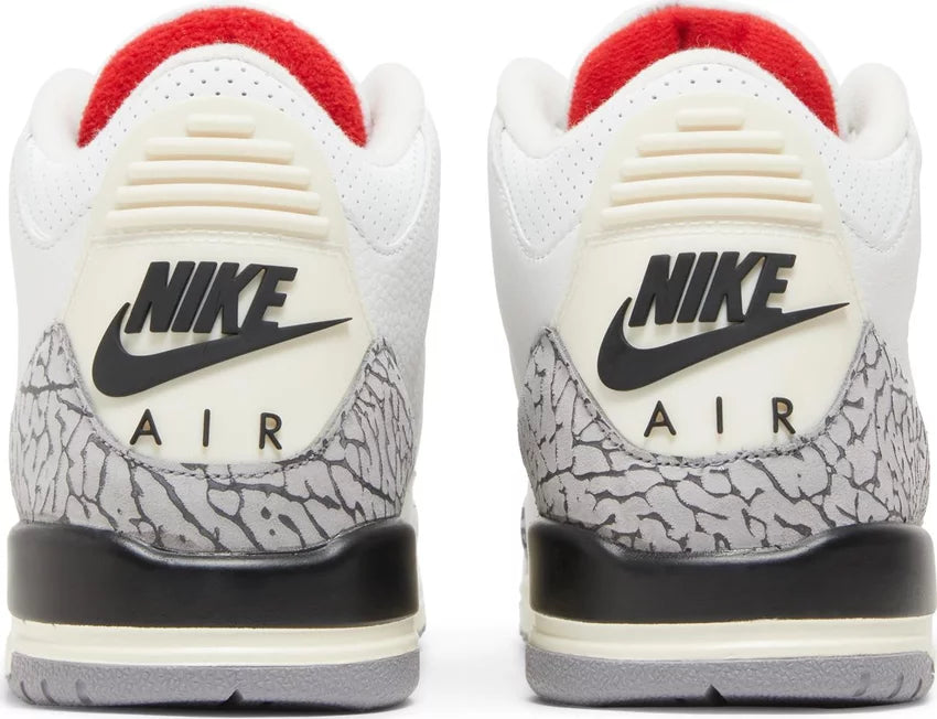 GS Jordan 3 Retro White Cement Reimagined