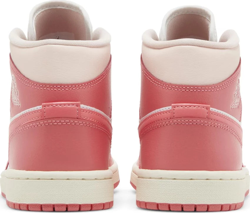 Women's Jordan 1 Mid Strawberries and Cream