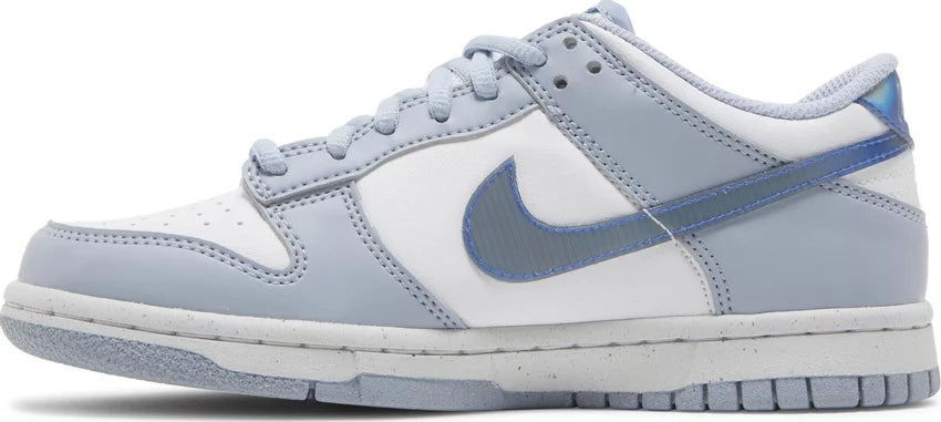 GS Nike Dunk Low Next Nature Blue Whisper Iridescent %