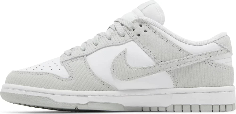 Women's Nike Dunk Low Light Silver Corduroy