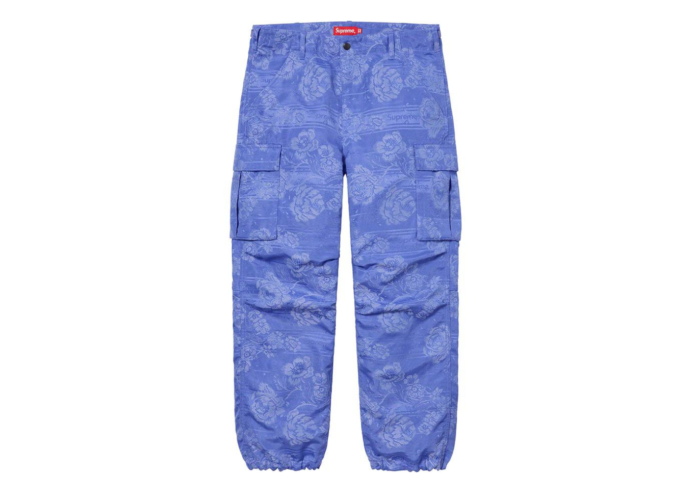 Supreme Floral Tapestry Cargo Pant Blue