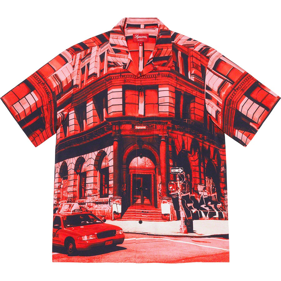 Supreme 190 Bowery Rayon S/S Shirt Red