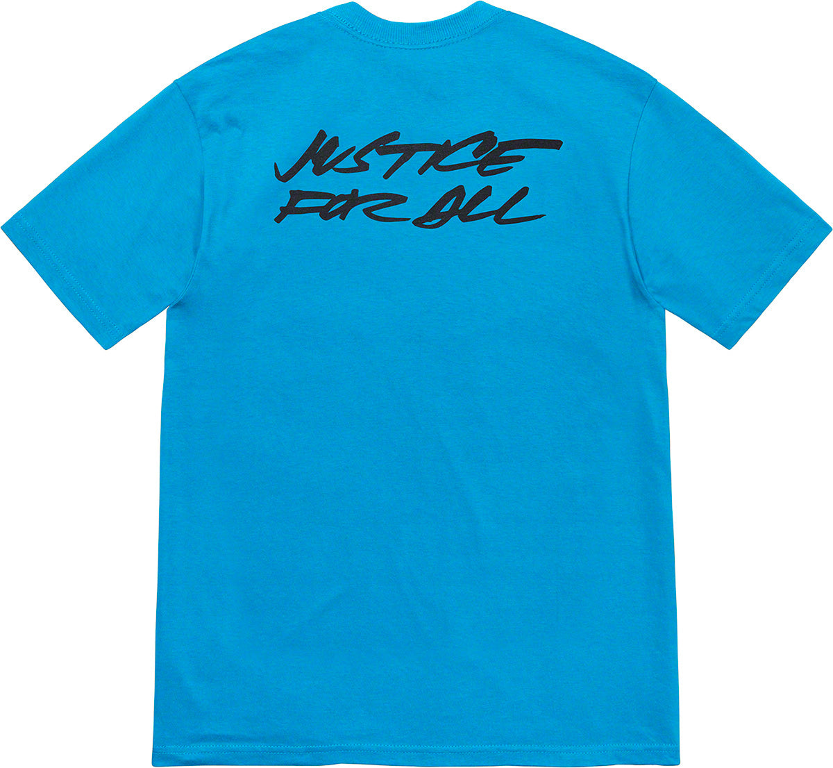 Supreme Futura Logo Tee Bright Blue