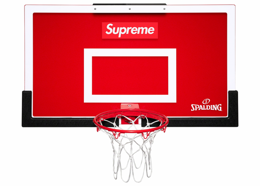Supreme Spalding Mini Basketball Hoop Red