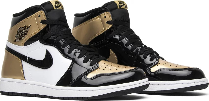 Jordan 1 Retro High NRG Patent Gold Toe