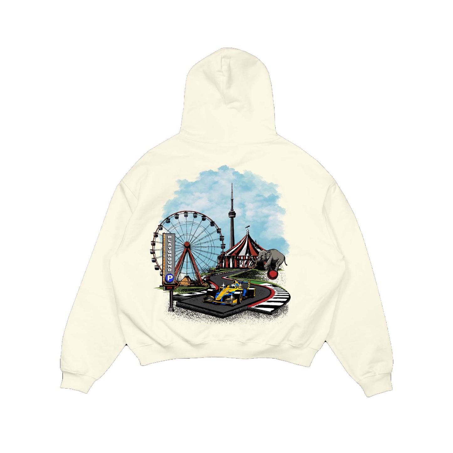 PLAY GROUND Cream Sweater