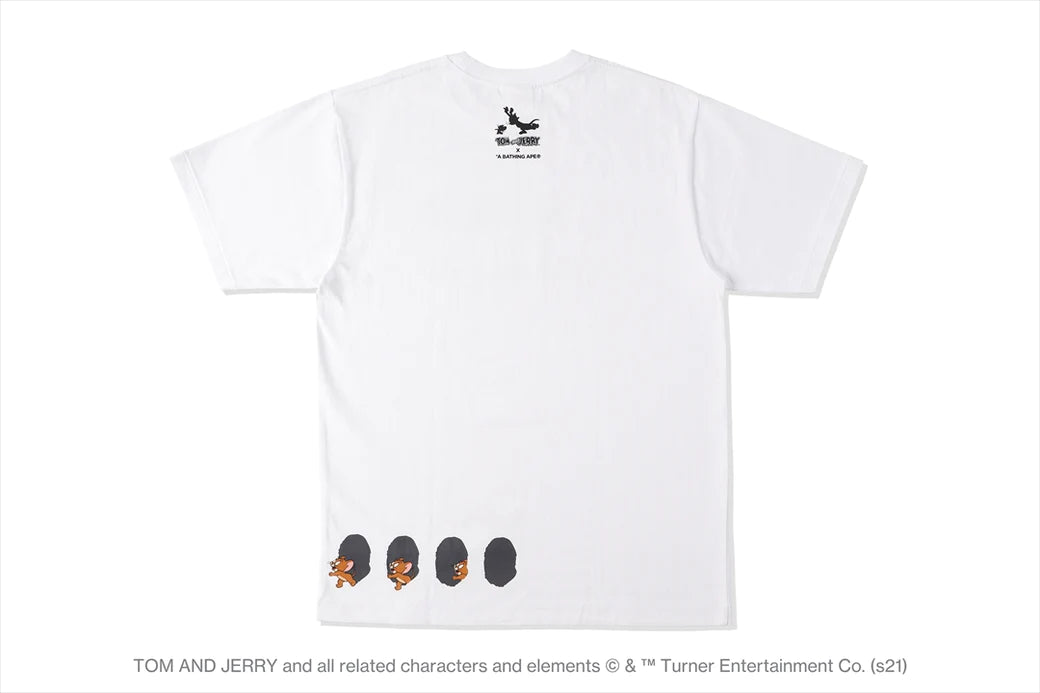 BAPE x Tom and Jerry Tee White