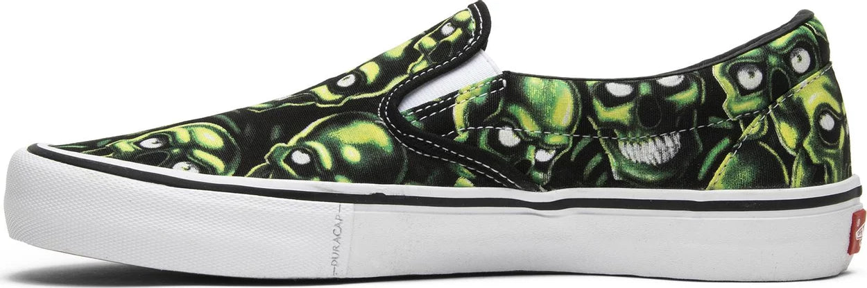 Vans Slip-On Supreme Skull Pile Green