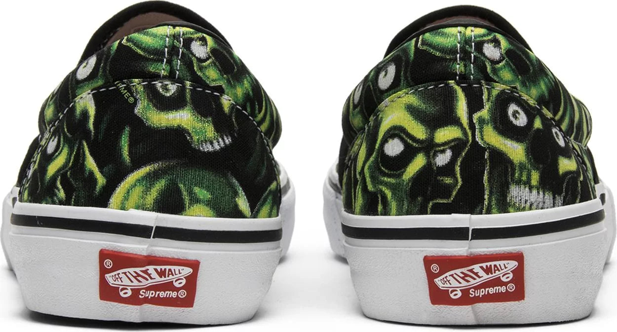 Vans Slip-On Supreme Skull Pile Green