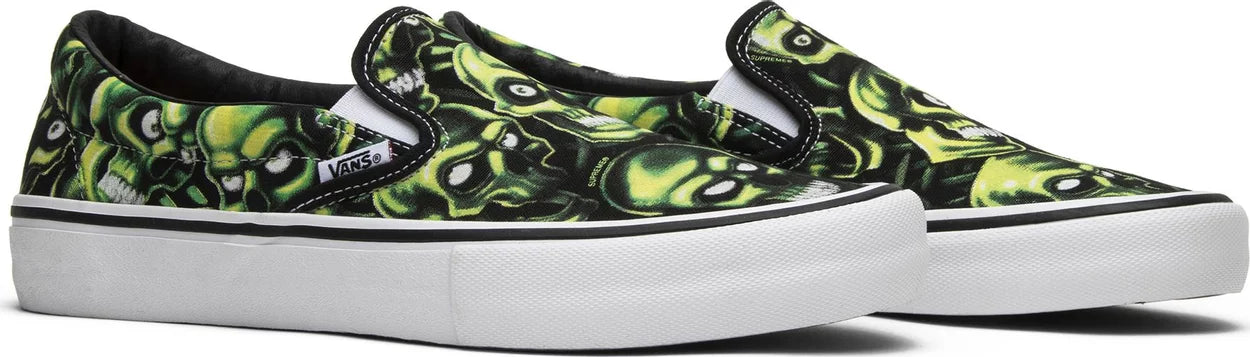 Vans Slip-On Supreme Skull Pile Green