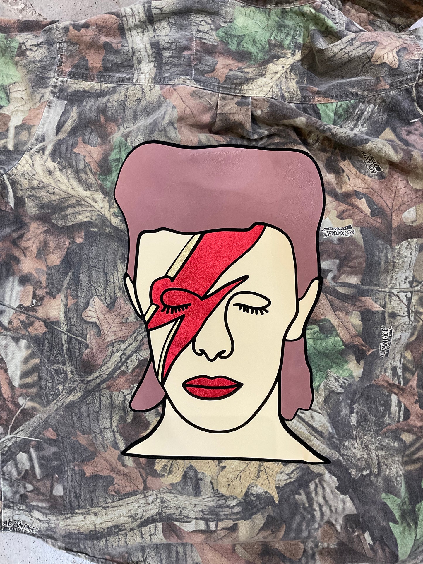 Mood Art Dept. David Bowie Real Tree Camo Long sleeve Shirt