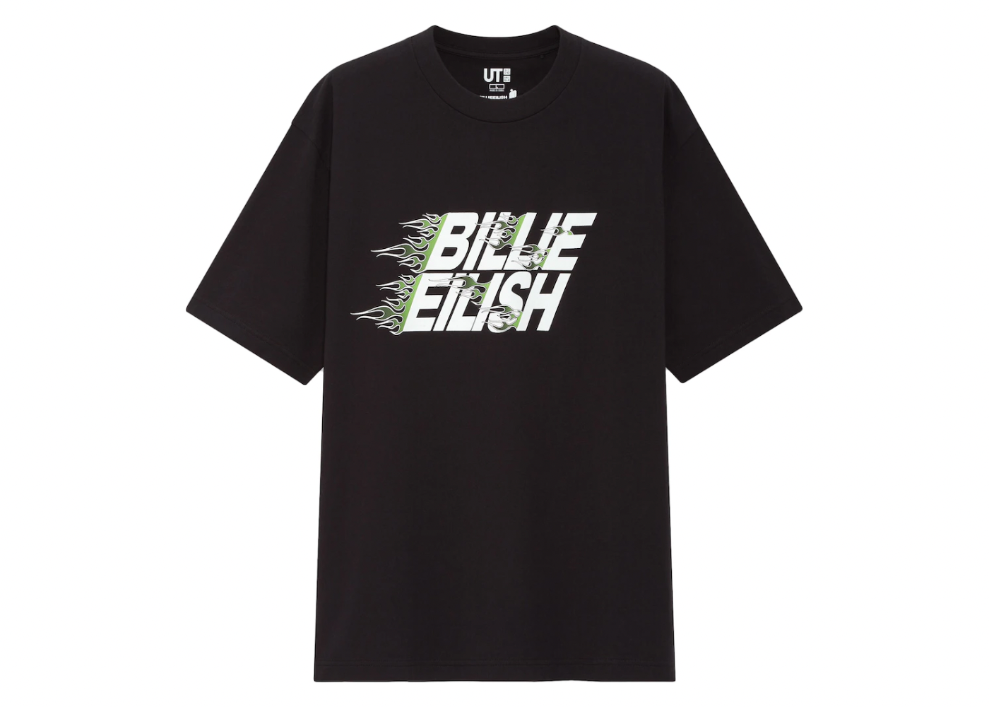 Billie Eilish Flames T-Shirt US Men’s Sizing Black