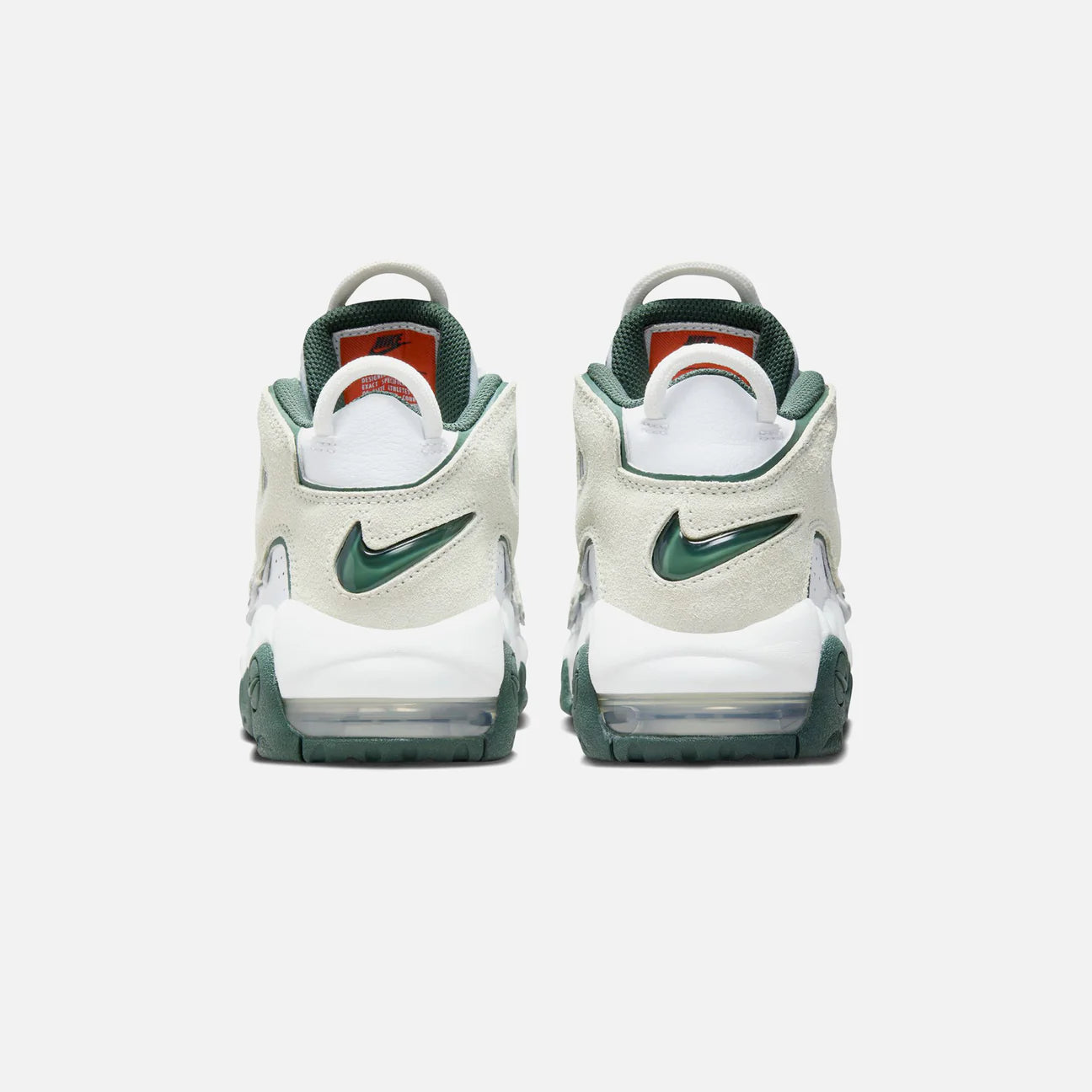 NIKE AIR MORE UPTEMPO KI WHITE/SEA GLASS-VINTAGE GREEN