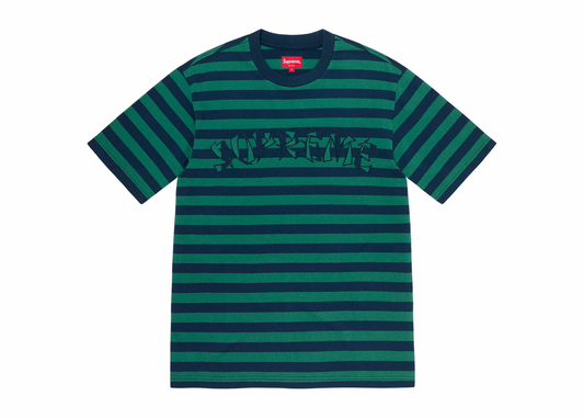 Supreme Stripe Applique S/S Top Navy
