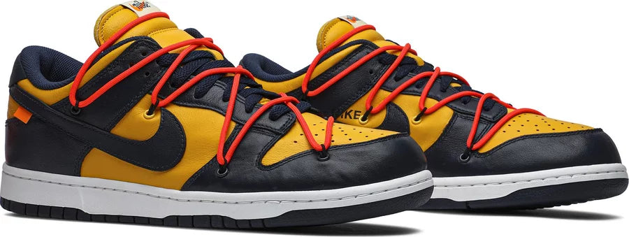 Nike Dunk Low Off-White University Gold Midnight Navy
