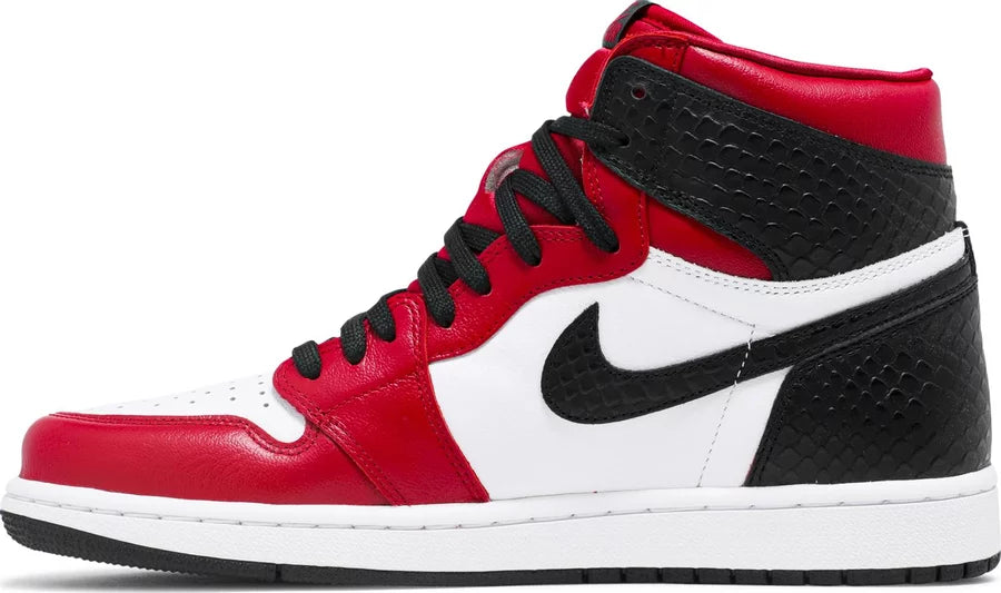 Women's Jordan 1 Retro High Satin Snake Chicago