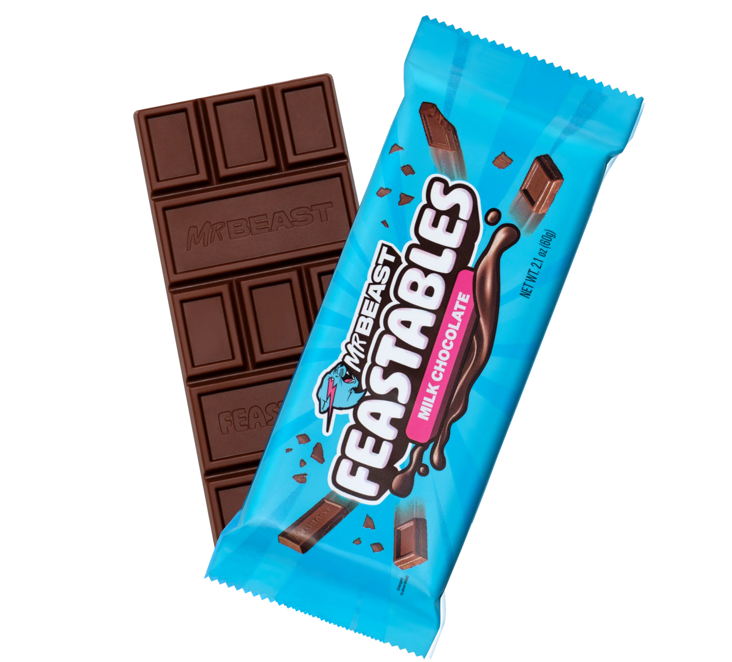 New Mr. Beast Feastables Milk Chocolate