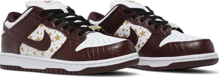 Nike SB Dunk Low Supreme Stars Barkroot Brown 2021