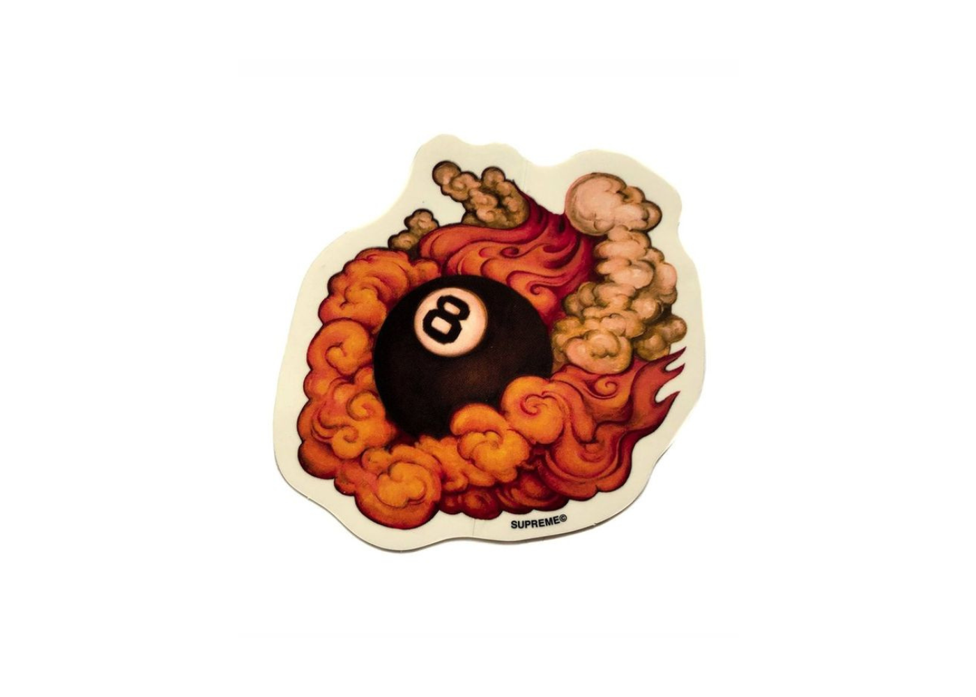 Supreme Martin Wong 8 Ball Sticker FW19