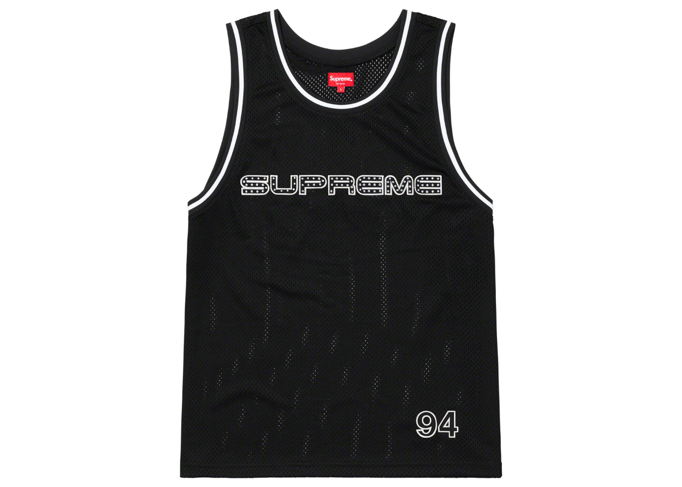 Supreme Rhinestone Basketball Jersey Black – Mood Toronto