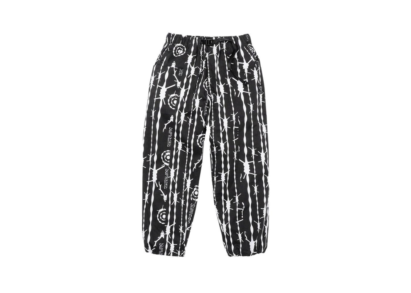 Supreme SOUTH2 WEST8 Belted Pant Black Pattern