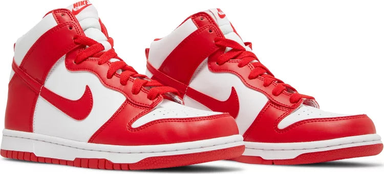 GS Nike Dunk High Championship White Red %