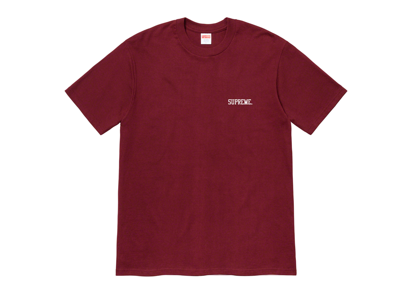 Supreme Joel-Peter Witkin Mother and Child Tee Burgundy