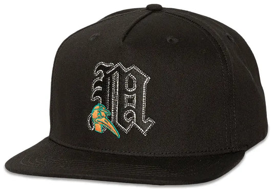 Cactus Jack by Travis Scott x Mitchell & Ness University Of Miami Hat 'Black'