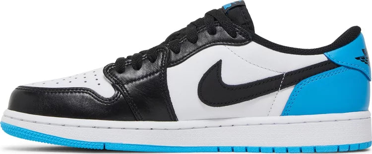 Jordan 1 Retro Low OG Black Dark Powder Blue %