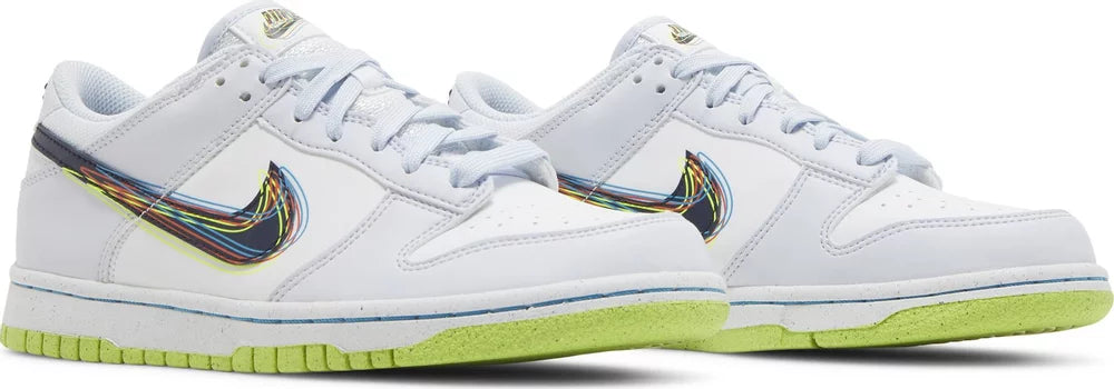 GS Nike Dunk Low 3D Swoosh Grey %