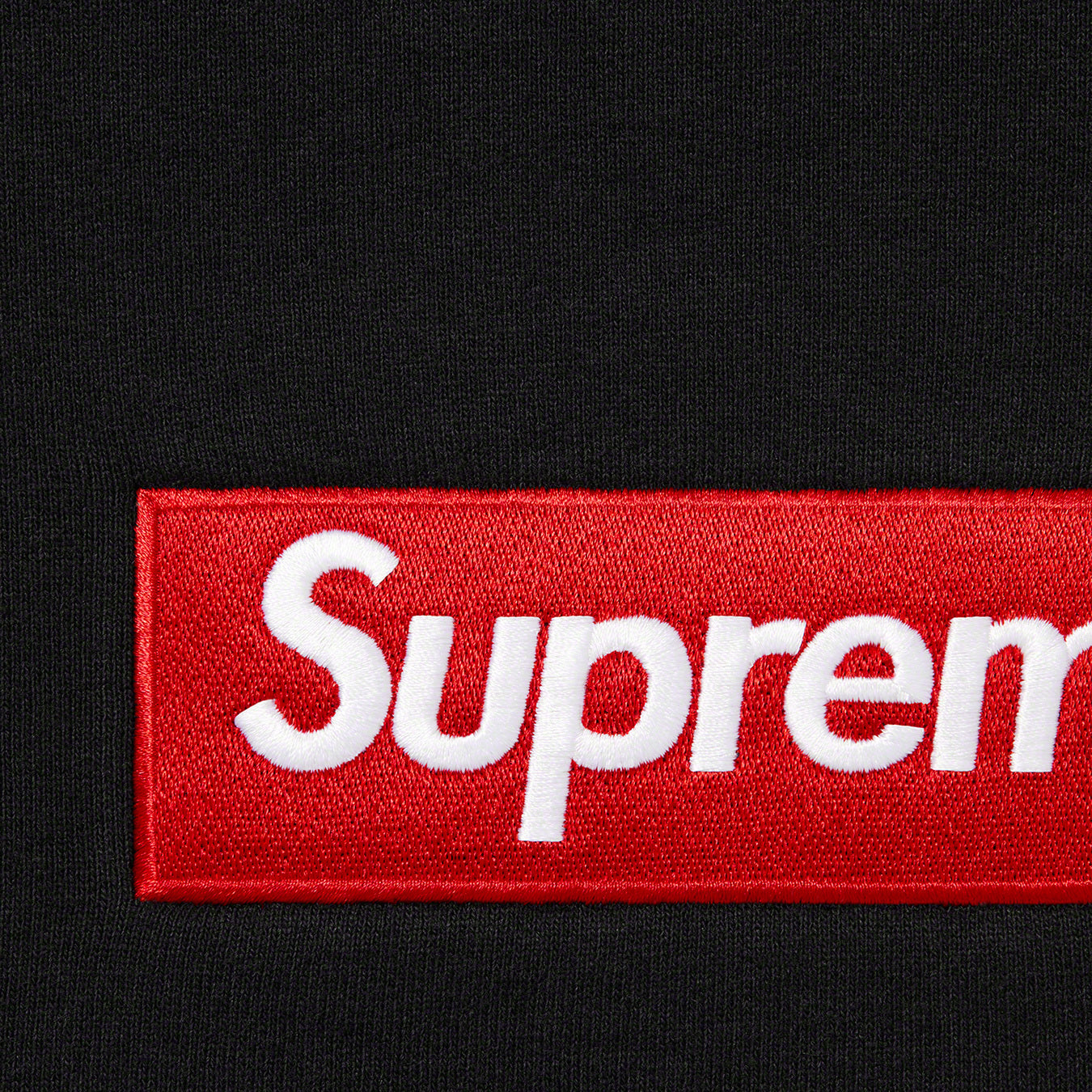 Supreme Box Logo Crewneck FW22 Black %