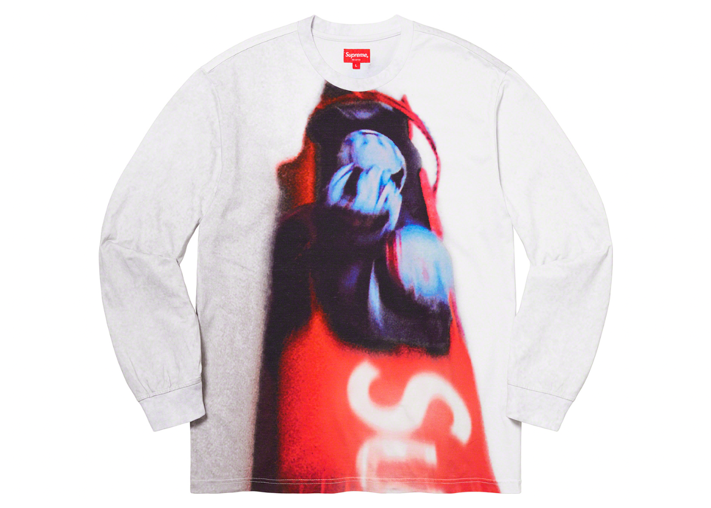 Supreme Bobsled L/S Top White