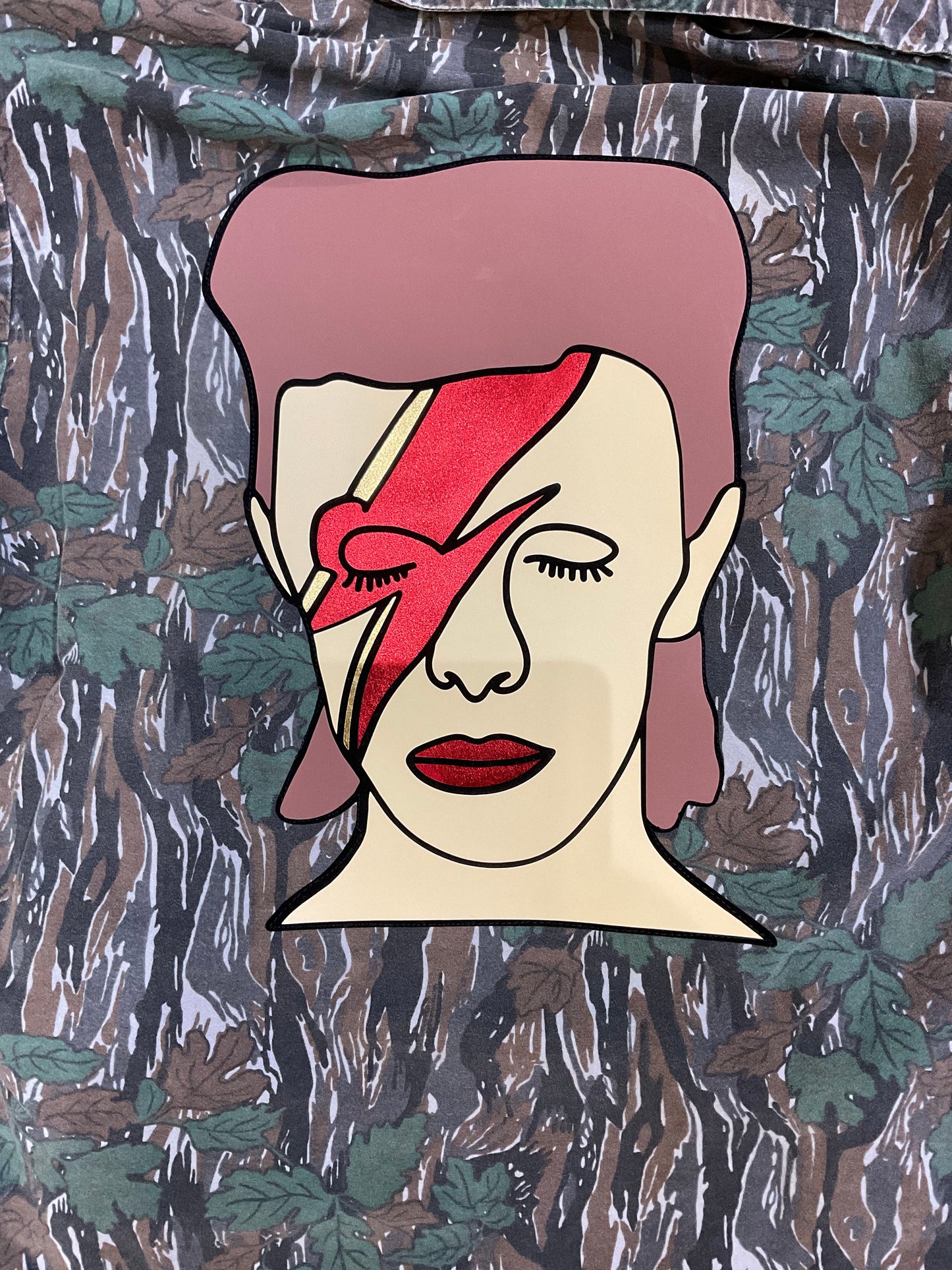 Mood Art Dept. David Bowie Real Tree Camo Long sleeve Shirt