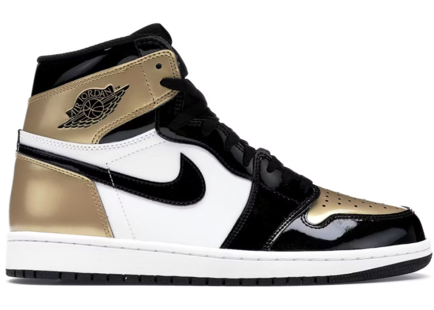 Jordan 1 Retro High NRG Patent Gold Toe