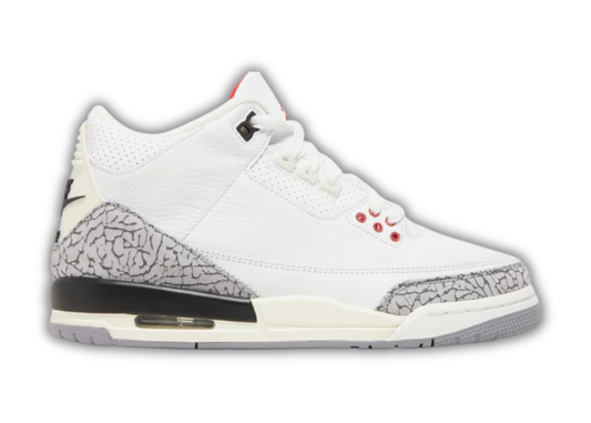 GS Jordan 3 Retro White Cement Reimagined