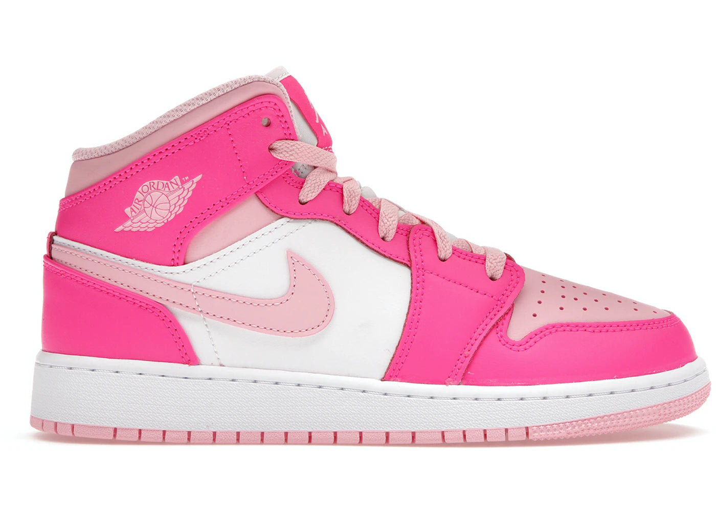 GS Jordan 1 Mid Fierce Pink