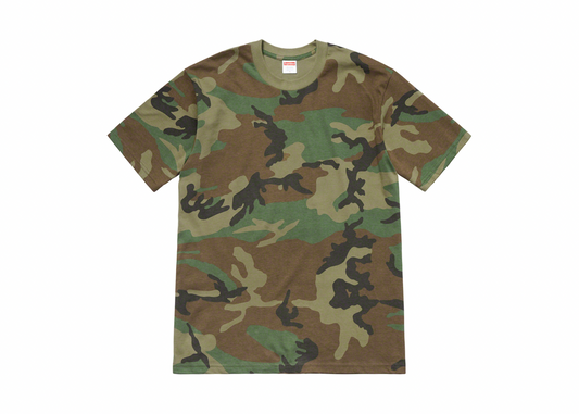 Supreme Headline Tee Woodland Camo