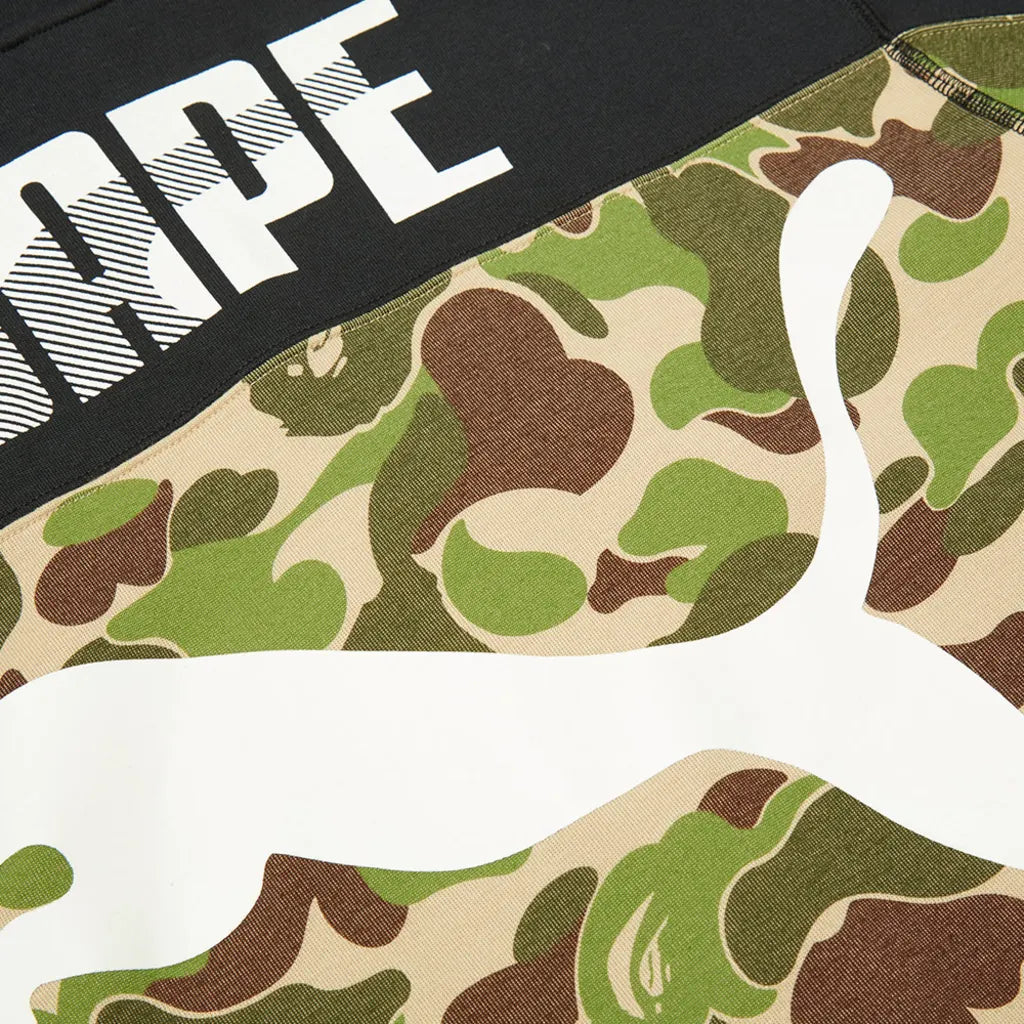 BAPE X Puma ABC Camo Shark Hoodie Black/Green