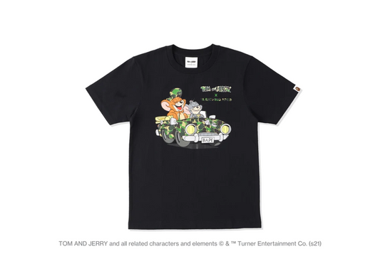 BAPE x Tom and Jerry Cruising Womens Tee Black