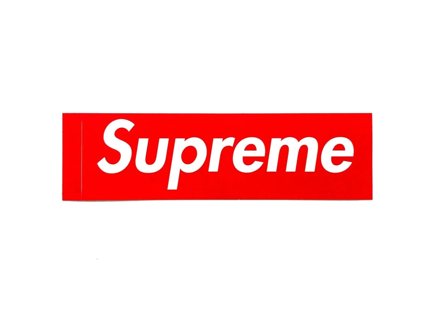 Supreme Red Box Logo Sticker