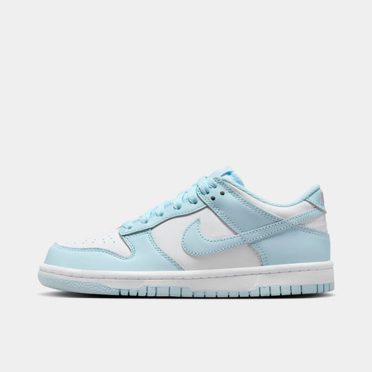 NIKE DUNK LOW GS WHITE / GLACIER BLUE