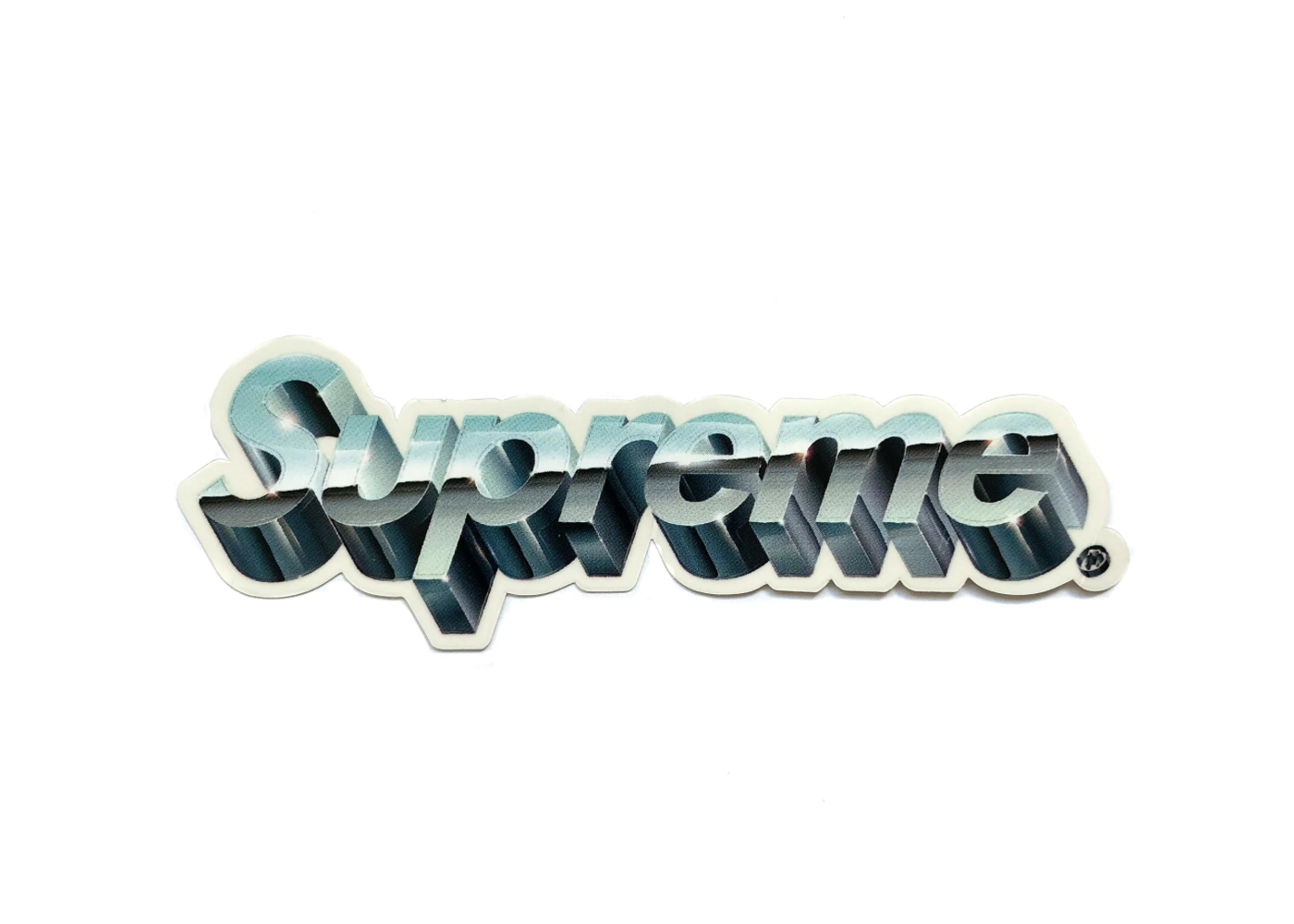 Supreme Chrome Logo Sticker SS20