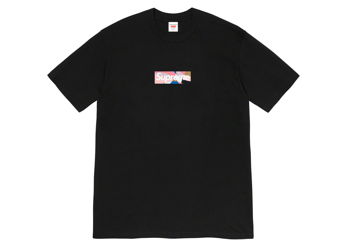 Supreme Emilio Pucci Box Logo Tee Black/Dusty Pink