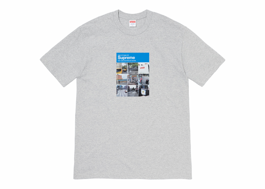 Supreme Verify Tee Heather Grey