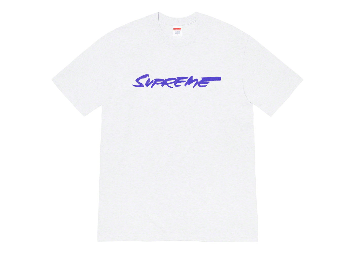Supreme Futura Logo Tee Ash Grey